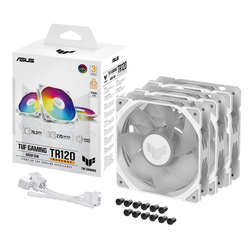 TUF GAMING TR120 FAN ARGB WHITE 3IN1-1