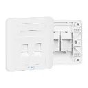 Vention® 2 Port keystone Jack Wall Plate White 86 Type (IFBW0).webp