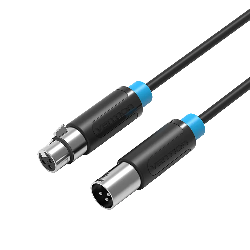 [BBFBK] VENTION XLR Audio Extension Cable 8M Black Model # BBFBK.webp