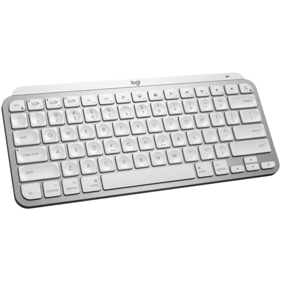 LOGITECH MX Keys Mini For MAC Bluetooth Illuminated Keyboard - PALE GREY - US INT'L - Extra Image 1