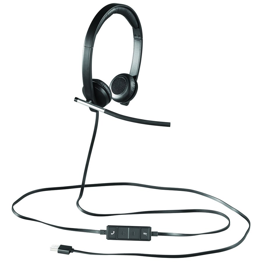LOGITECH H650E CORDED HEADSET STEREO USB - EMEA - Extra Image 1