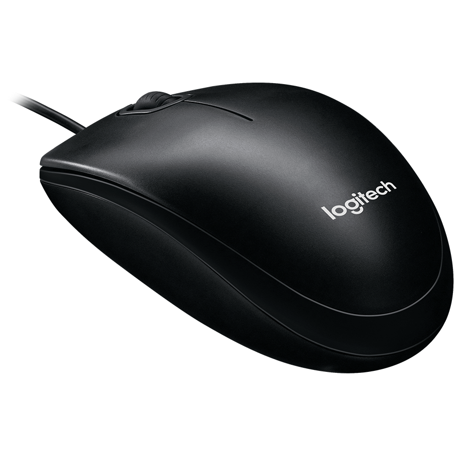 LOGITECH B100 Corded Mouse - BLACK - USB - B2B - Extra Image 2