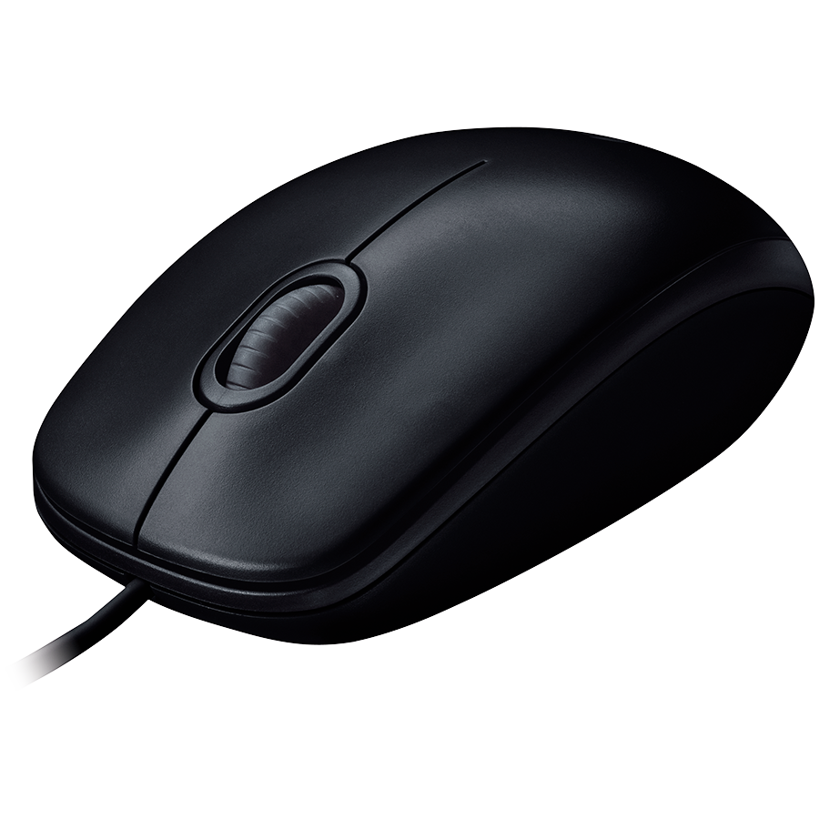 LOGITECH B100 Corded Mouse - BLACK - USB - B2B - Extra Image 3
