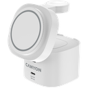 Canyon 4 in 1 Wireless Charging Stand, 30W max, Size: 70x70x70.3mm, weight: 414g, with 1M cable, white - Extra Image 3