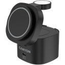Canyon 4 in 1 Wireless Charging Stand, 30W max, Size: 70x70x70.3mm, weight: 414g, with 1M cable, black - Extra Image 3