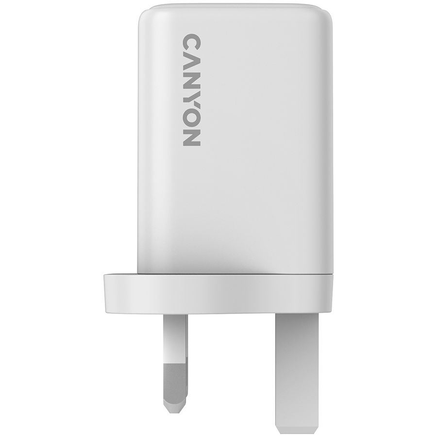 CANYON charger CU65ACC GaN 65W 2xPD 1xQC UK White - Extra Image 2