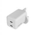CANYON charger CU45AC GaN 45W 2xPD UK  White - Extra Image 1