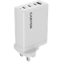CANYON charger OnCharge 140 GAN Total 150W MAX 3 USB-C +1 USB-A White UK plug - Extra Image 2