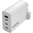 CANYON charger OnCharge 140 GAN Total 150W MAX 3 USB-C +1 USB-A White UK plug - Extra Image 3