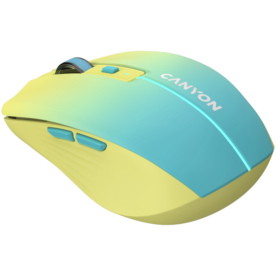 CANYON mouse MW-44  Wireless Charge Yellow Blue - Extra Image 2