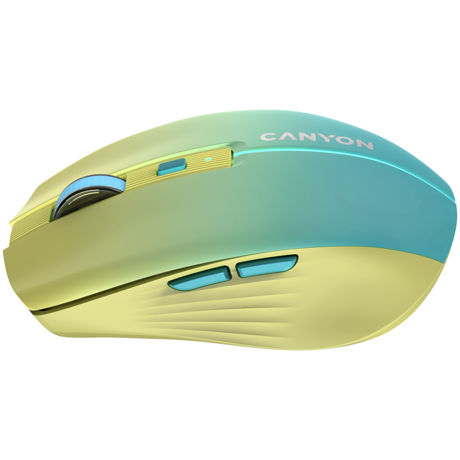 CANYON mouse MW-44  Wireless Charge Yellow Blue - Extra Image 3