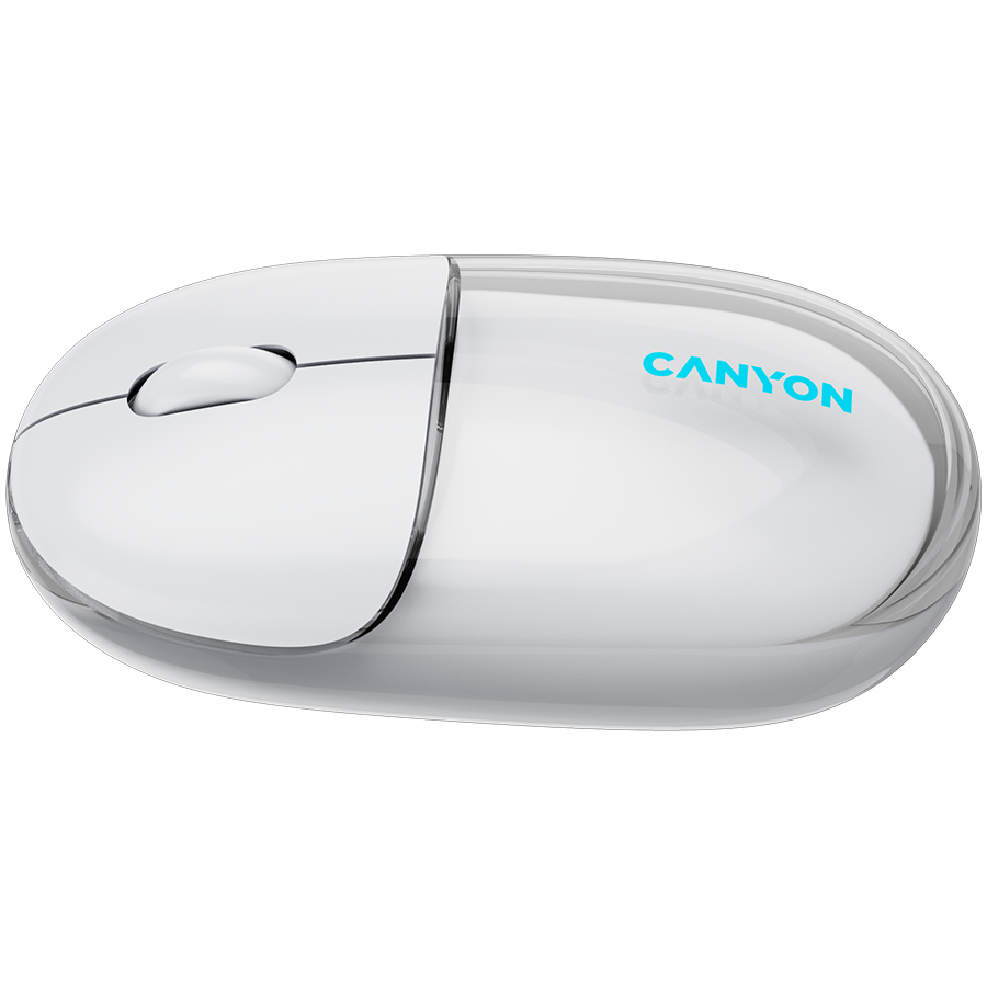 CANYON mouse OnClick 24 BT/ Wireless Transparent/White - Extra Image 1