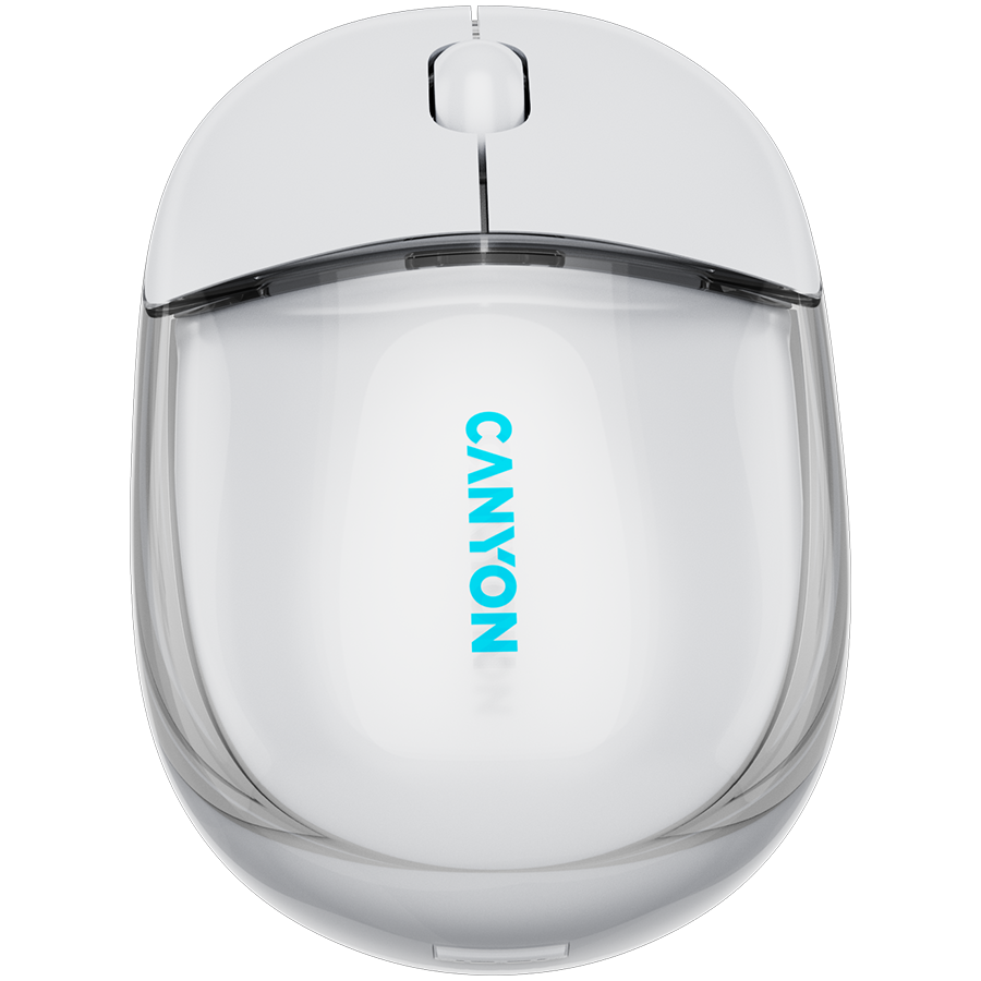 CANYON mouse OnClick 24 BT/ Wireless Transparent/White - Extra Image 3