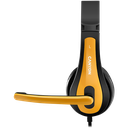 CANYON PC headset HSC-1 PC Mic Flat 2m Black Yellow - Extra Image 1