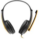 CANYON PC headset HSC-1 PC Mic Flat 2m Black Yellow - Extra Image 3