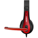 CANYON PC headset HSC-1 PC Mic Flat 2m Black Red - Extra Image 1