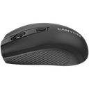 CANYON MW-7, 2.4Ghz wireless mouse, 6 buttons, DPI 800/1200/1600, with 1 AA battery ,size 110*60*37mm,58g,black - Extra Image 1