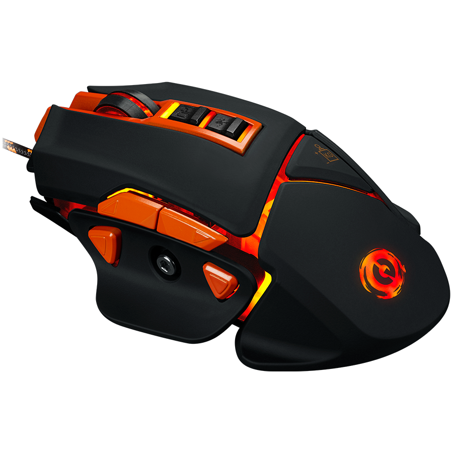 CANYON mouse Hazard GM-6 LED Wired Black Orange - Extra Image 3