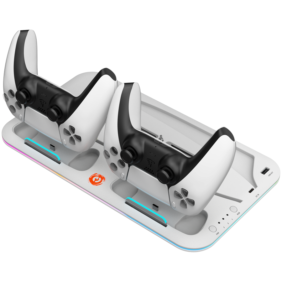 CANYON cooling stand CS-5 RGB PS5 Charge White - Extra Image 2