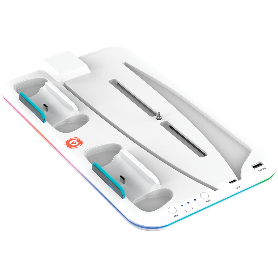 CANYON cooling stand CS-5 RGB PS5 Charge White - Extra Image 3