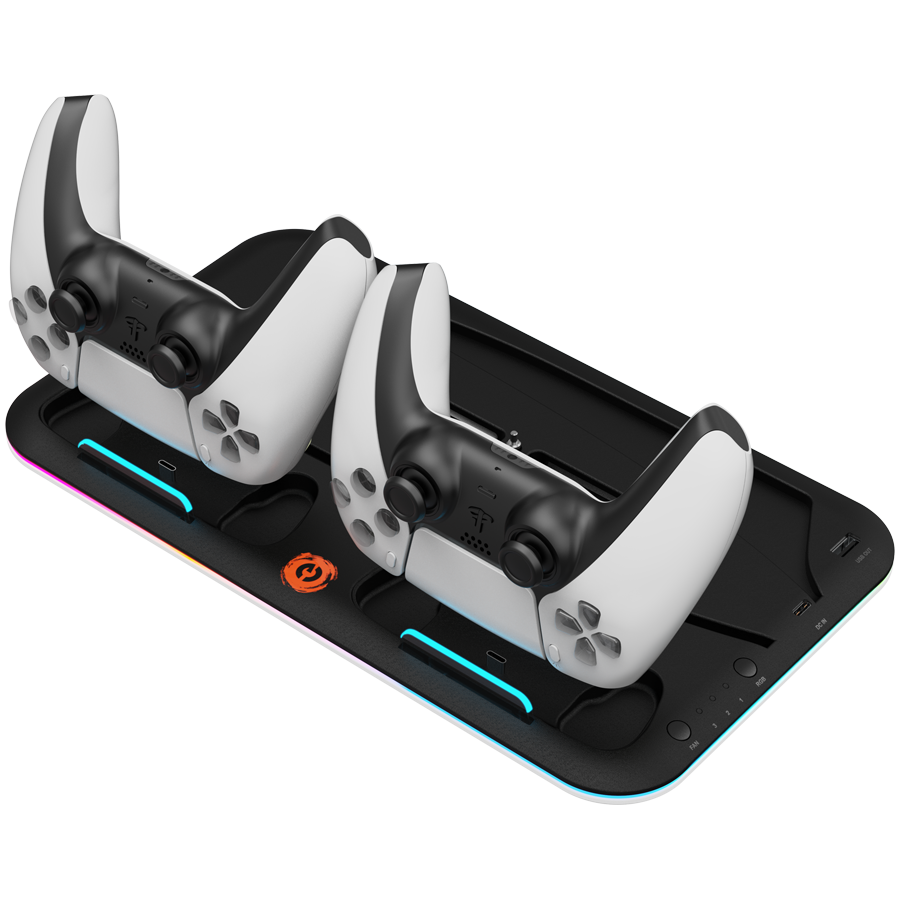 CANYON cooling stand CS-5 RGB PS5 Charge Black - Extra Image 2