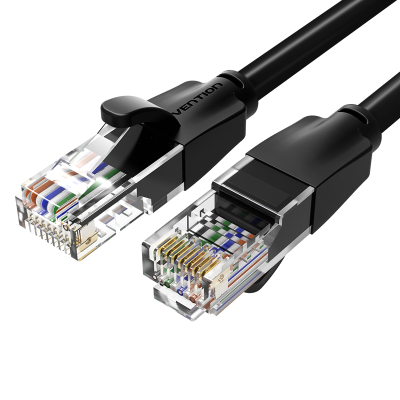 VENTION Cat.6 UTP Patch Cable 0.5M Black X5 Model # IBEBD-5