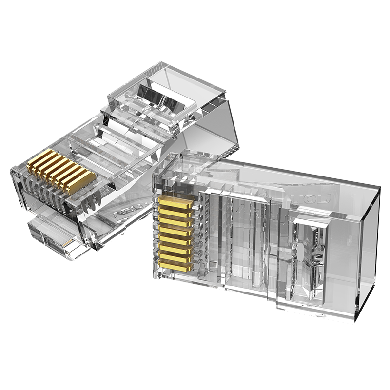 VENTION Cat.5E UTP RJ45 Modular Plug Transparent 100 Pack Model # IDBR0-100