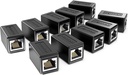 VENTION Cat.6 FTP Keystone Jack Coupler 10 Pack Black Model # IPVB0-10