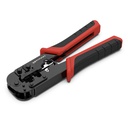 VENTION Multi-Fuction LAN Cable Crimping Tool Ratchetless Type Black Model # KEDB0
