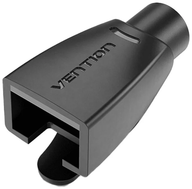 VENTION RJ45 Strain Relief Boots Black PVC Type 100 Pack Model # IODB0-100