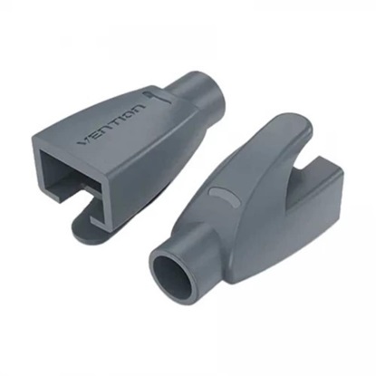 [IODH0-100] VENTION RJ45 Strain Relief Boots Gray PVC Type 100 Pack Model # IODH0-100