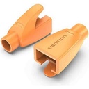 VENTION RJ45 Strain Relief Boots Orange PVC Type 100 Pack Model # IODO0-100