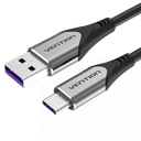 VENTION USB-C to USB 2.0-A Fast Charging Cable 1M Gray Aluminum Alloy Type Model # COFHF
