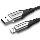 VENTION USB 2.0 to Micro USB Cable 0.5M Gray Aluminum Alloy Type Model # COAHD