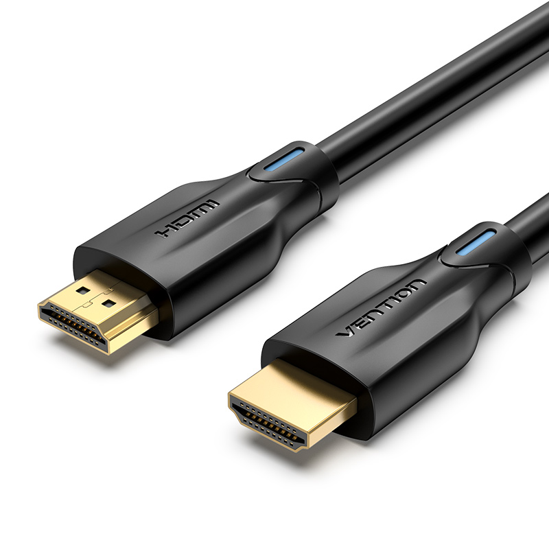 VENTION HDMI 2.1 Cable 3M Black Metal Type Model # AANBI