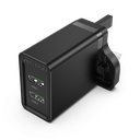 VENTION Two-Port  USB(A+A) Wall Charger (18W/18W) UK-Plug Black Model # FBAB0-UK