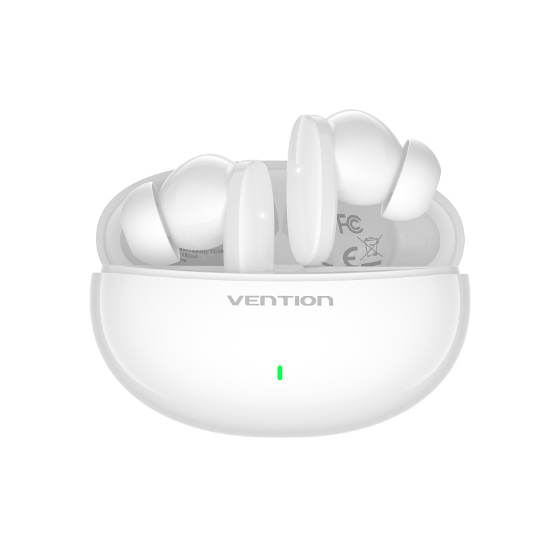 VENTION HiFun Ture Wireless Bluetooth Earbuds White Model # NBFW0