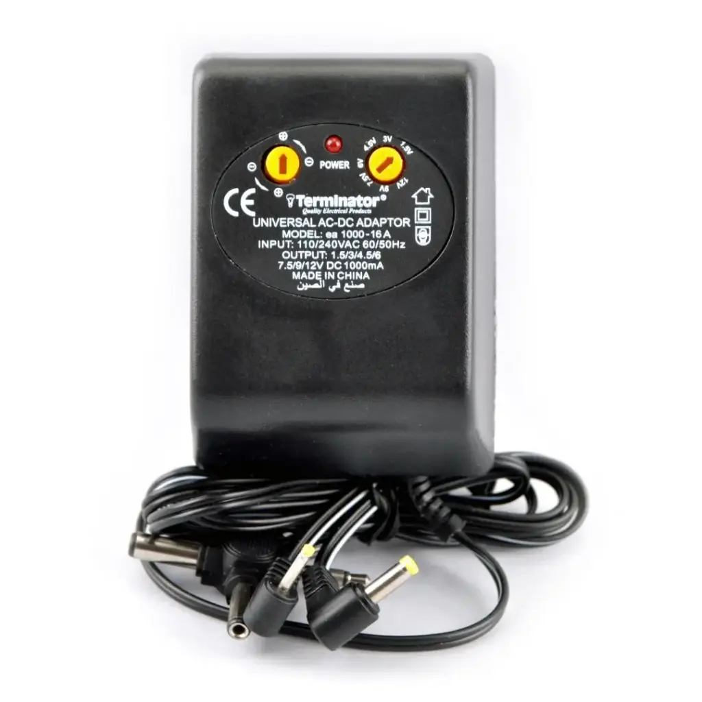 [ea 1000-16A] Terminator AC/DC Adaptor 1000mA 16A Plug
