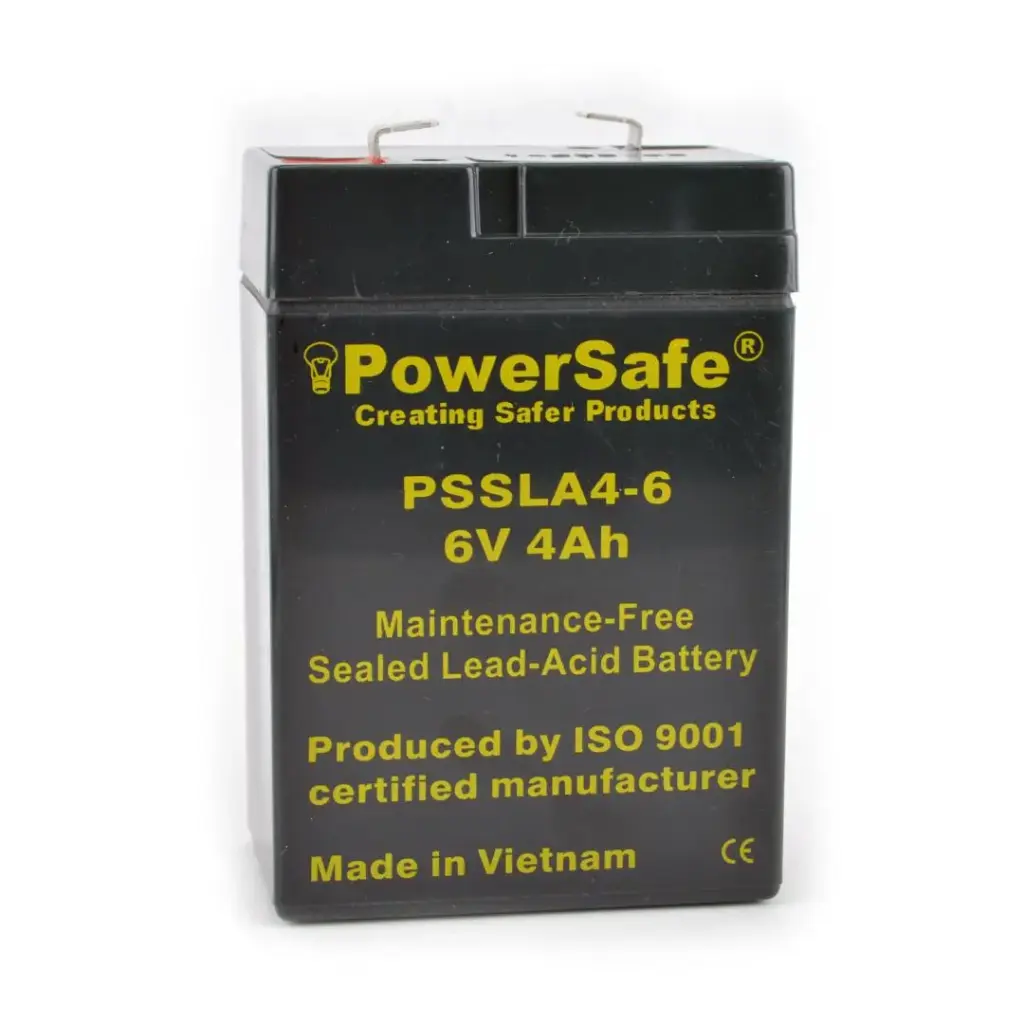 [PSSLA 4-6V] PowerSafe SLA Battery 6V-4Ah (Vietnam)