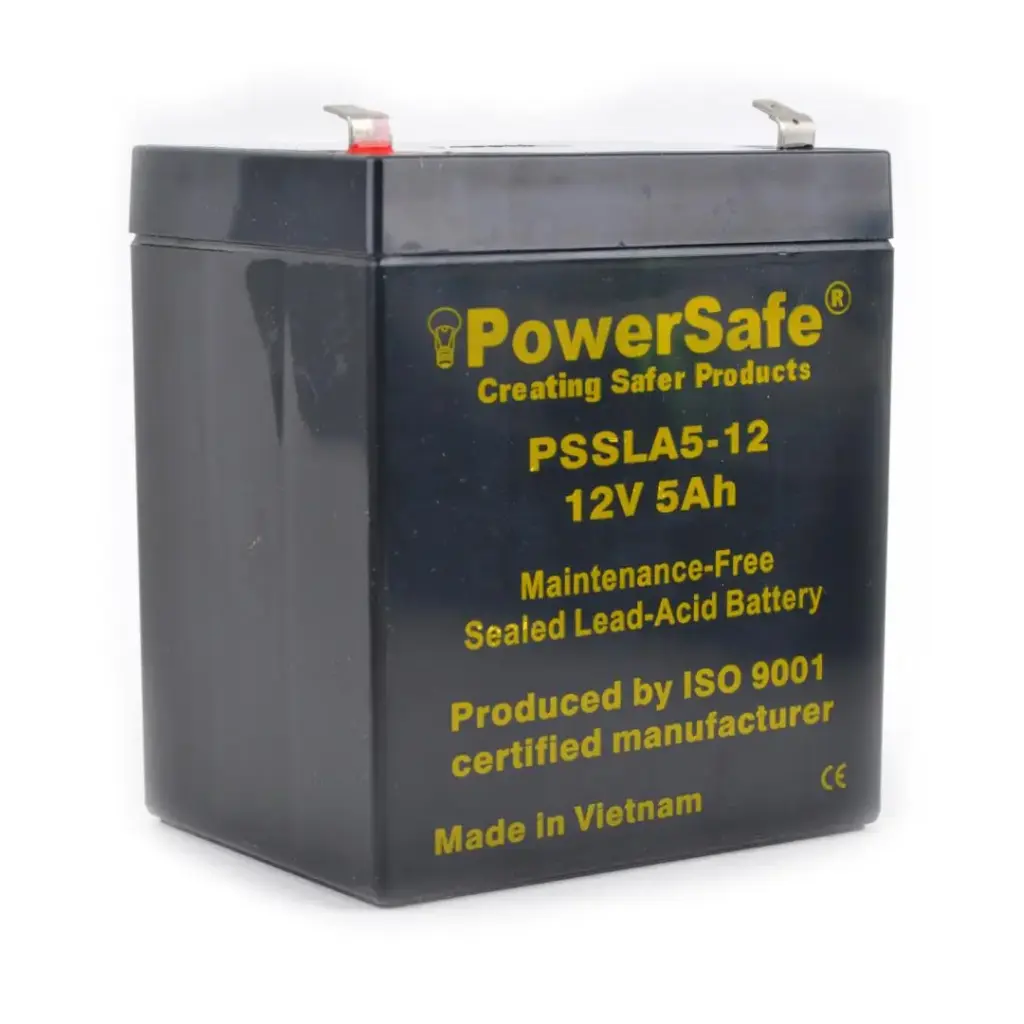 [PSSLA 5-12V] PowerSafe SLA Battery 12V-5Ah (Vietnam)