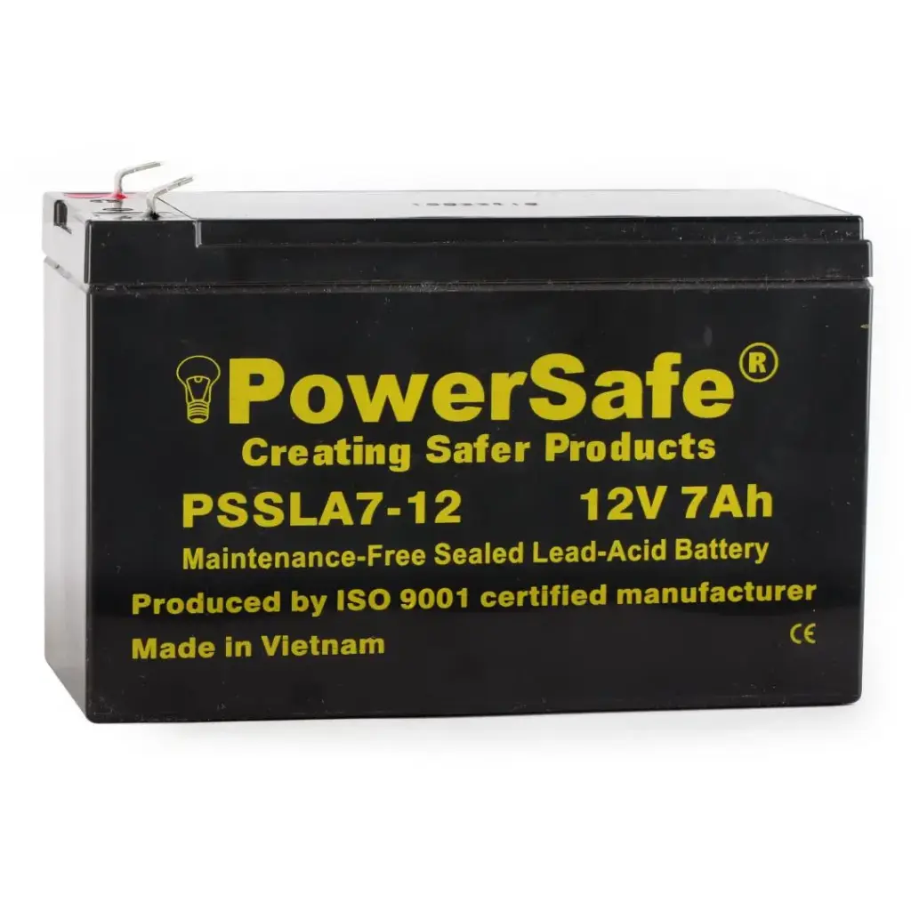 [PSSLA 7-12V] PowerSafe SLA Battery 12V-7Ah (Vietnam)