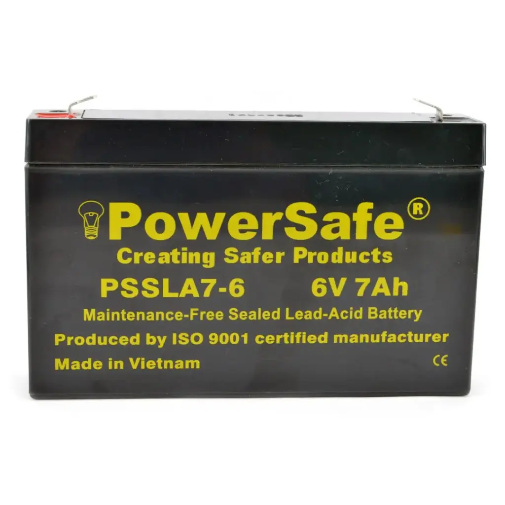 [PSSLA 7-6] PowerSafe SLA Battery 6V-7Ah (Vietnam)