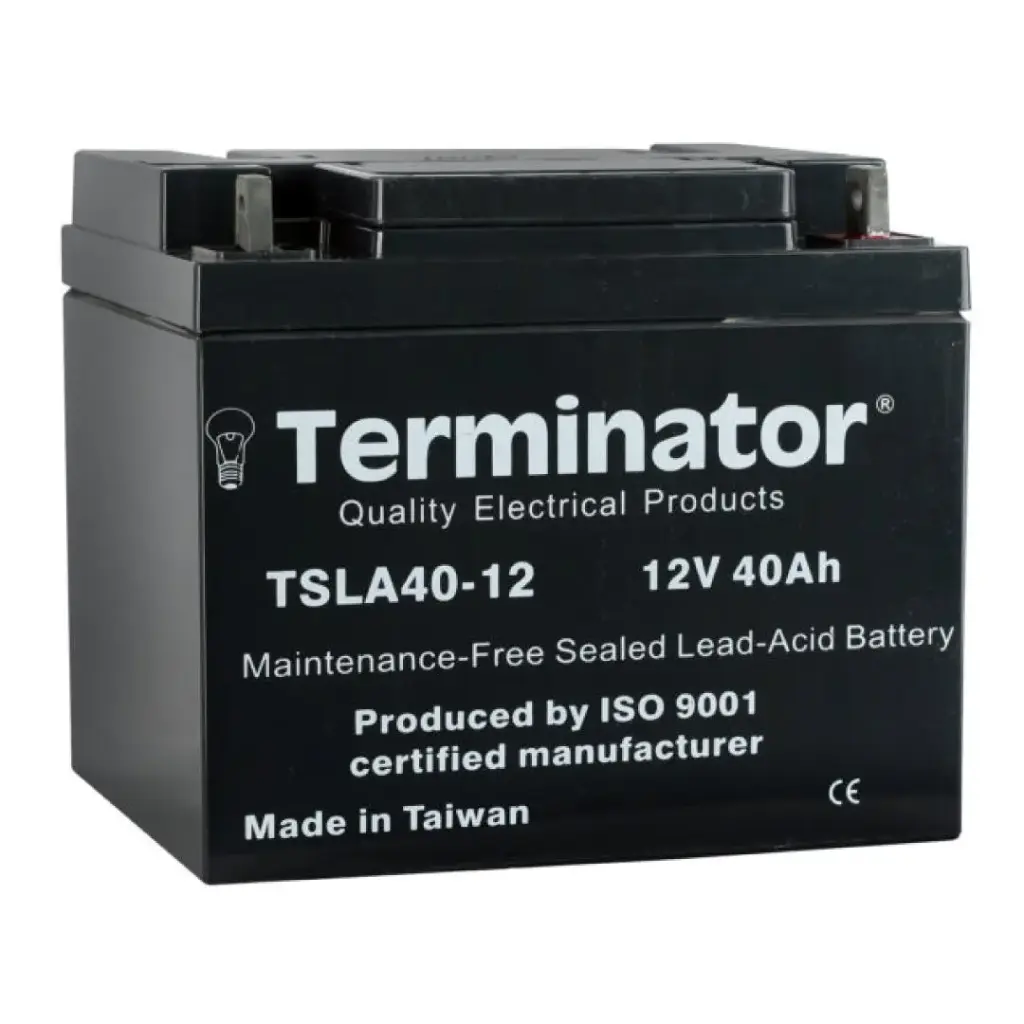 [TSLA 40-12] Terminator SLA Battery 12V-40Ah (Taiwan)