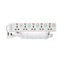 Terminator 5 Way Universal Power Extension Socket With Green Border Switches & Indicators 3M 13A