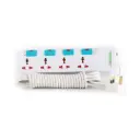 Terminator 4 Way Universal Power Extension Socket 3M Cable 13A