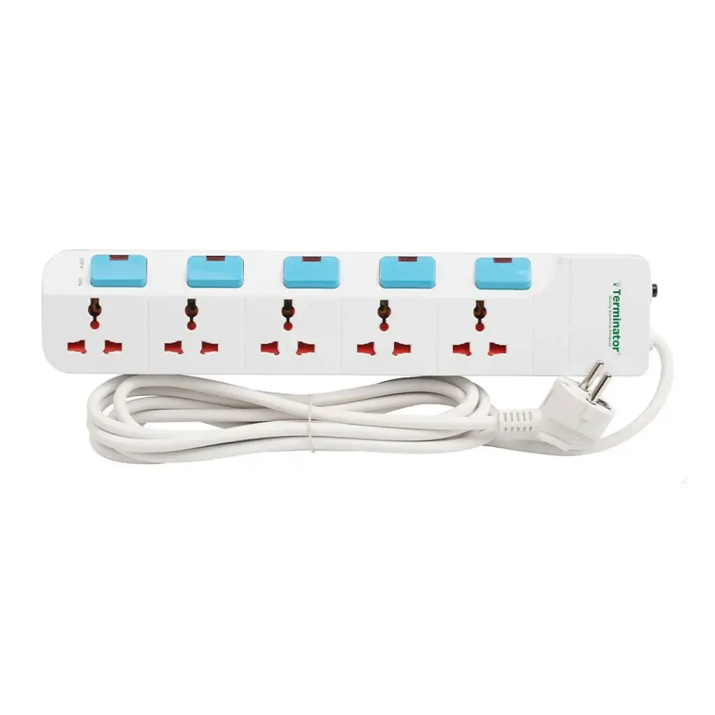 [TPB 815-2RP] Terminator 5 Way Universal Power Extension Socket 2RP 3M Cable