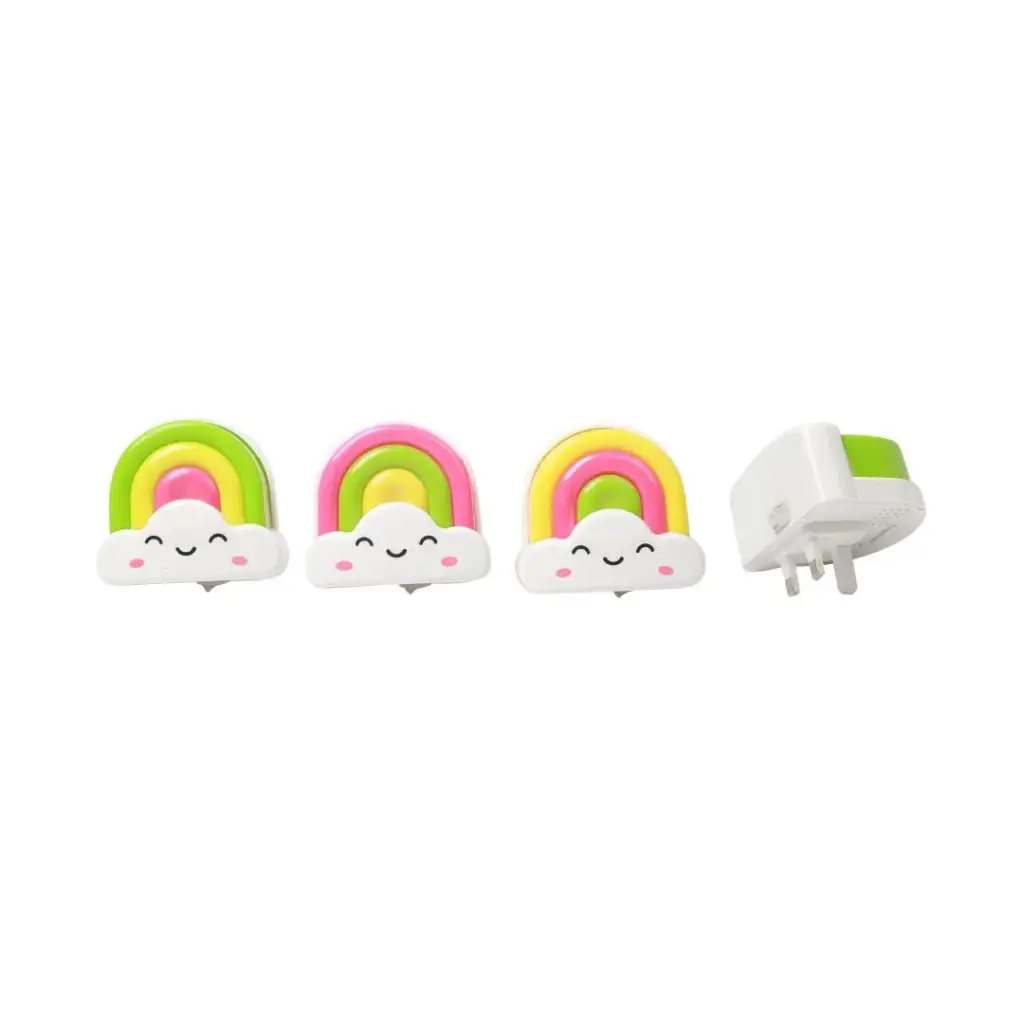 PowerSafe Night Light Rainbow Shape Assorted Colors With Switch