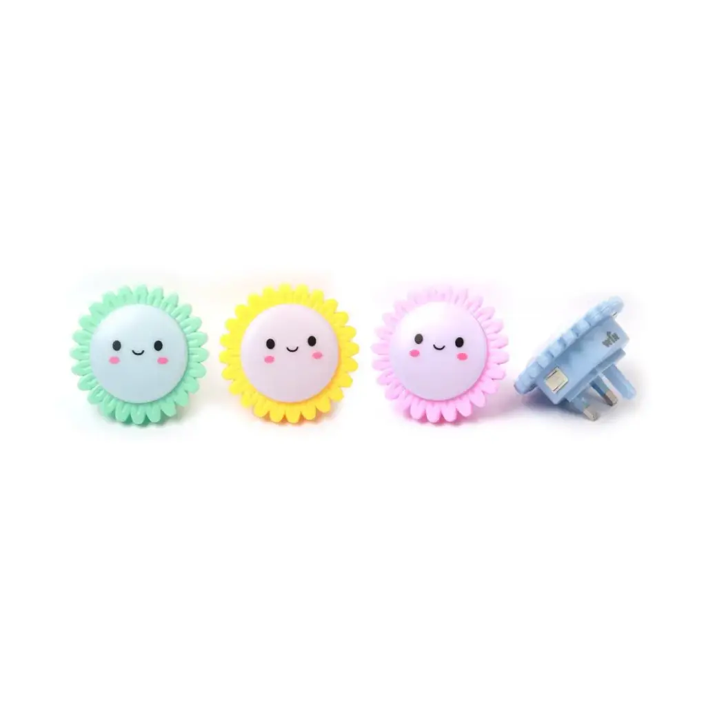 [PSNL 68] PowerSafe Night Light Flower Shape Assorted Colors With Switch
