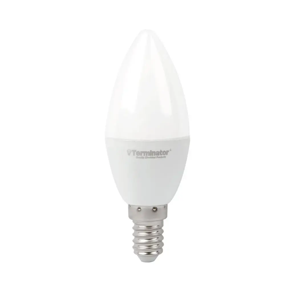Terminator LED Candle Bulb 5W Day Light E14