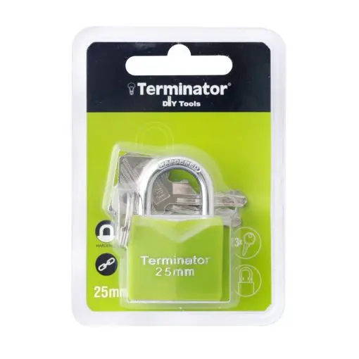 [TPL 3025/G] Terminator Pad Lock (25mm) (Green)